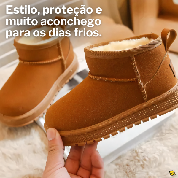 Bota Camurça de Lã Winter Snow Brincarzi