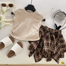 Conjunto Infantil Cropped Polo + Saia-Short blp Brincarzi